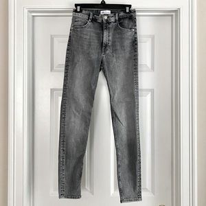 Zara High waisted Grey Skinny Jeans - excellent condition- size 6